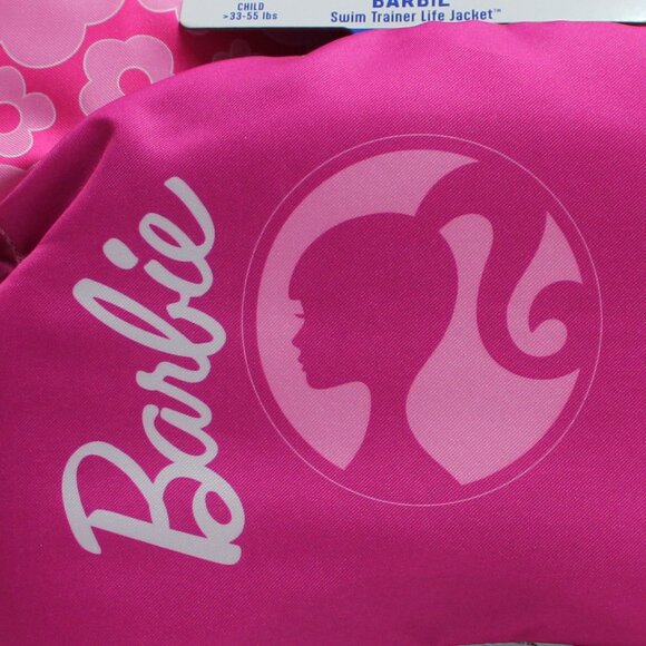 NWT Barbie Swim Trainer Life Jacket For Children 33-55 lbs - Picture 7 of 11